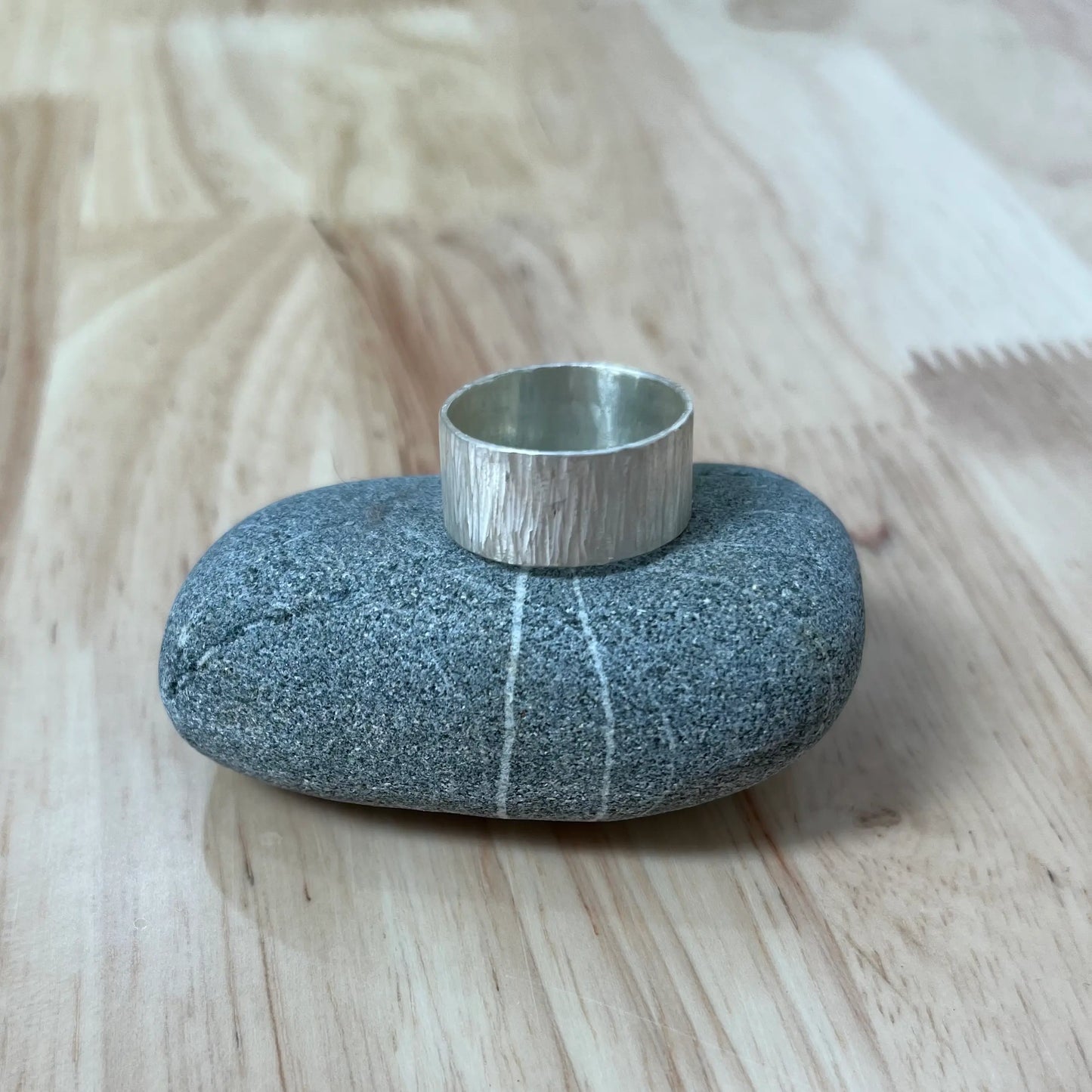 Textured Silver Ring
