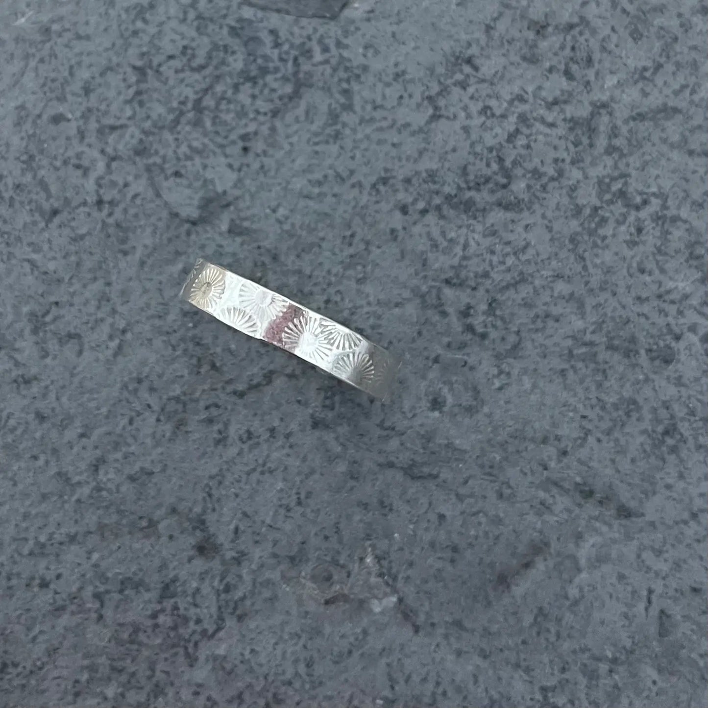 Textured Silver Ring