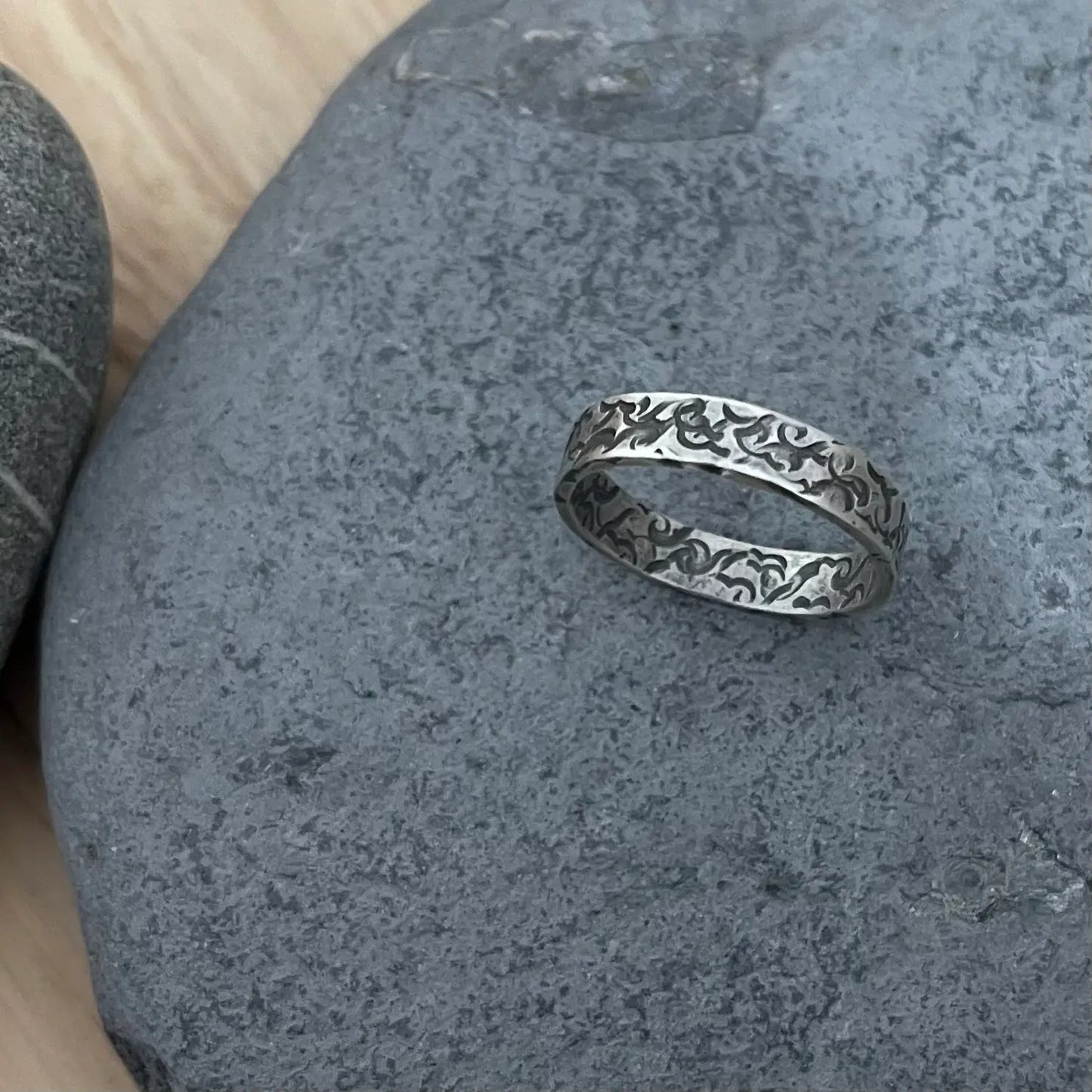 Textured Silver Ring