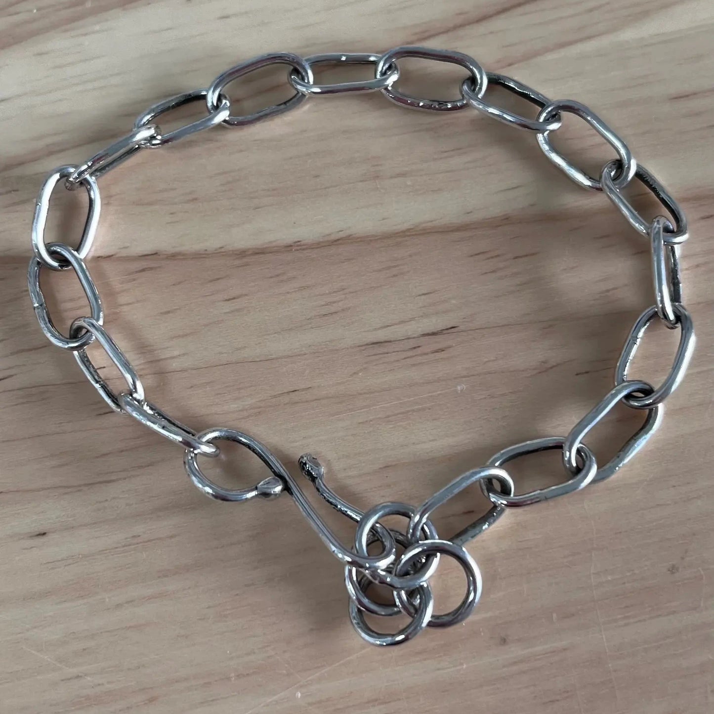 Silver Chain Link Bracelet (4 week course: PLUS silver cost)